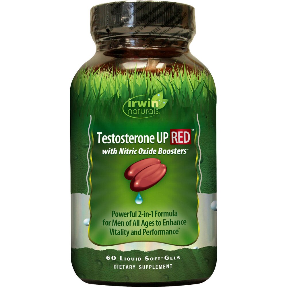 Irwin Naturals Testosterone Up Red plus BioPerine Softgels, 60 CT